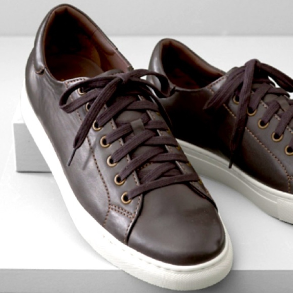 NIB TRASK ALDER MENS SNEAKER brown - Picture 4 of 8